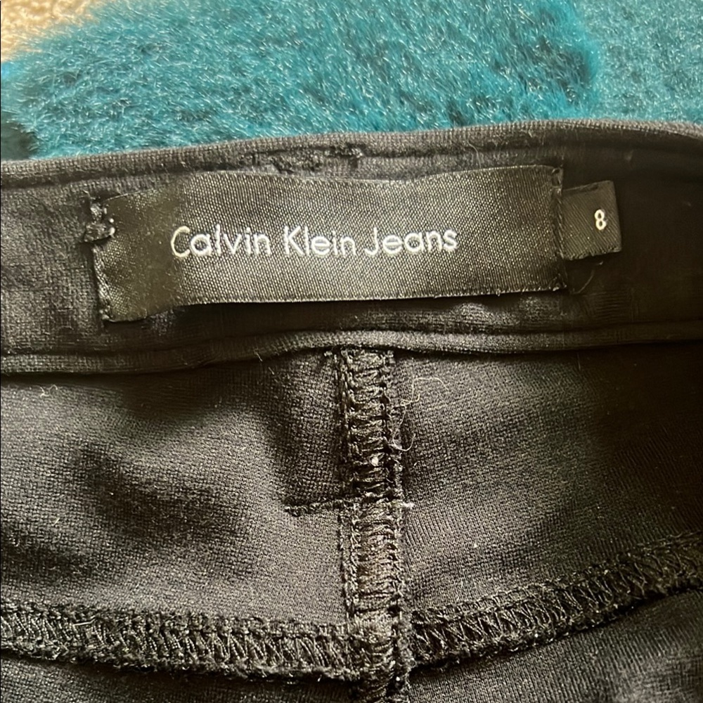 Calvin Klein Jeans Black Ankle Cropped Pants
